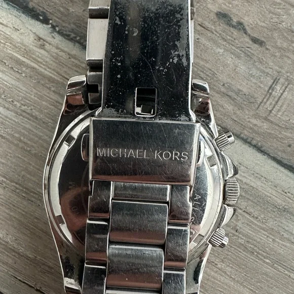 Michael Kors Silver Chronograph Watch - Picture 4 of 4
